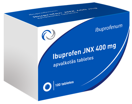 JONAX Ibuprofen 400 mg tabletes, 100 gab.