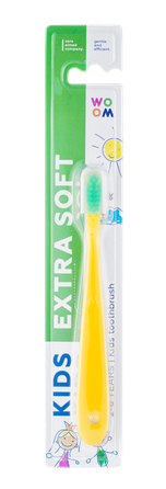 WOOM Kids Extra Soft zobu birste, 1 gab.