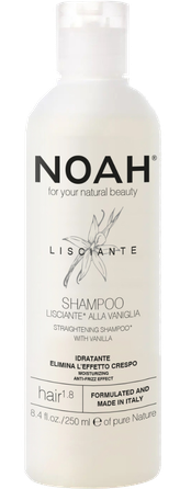 NOAH 1.8 Straightening, Vanilla šampūns, 250 ml
