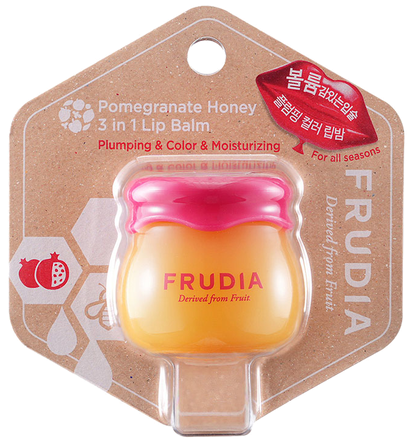 FRUDIA Pomegranate Honey 3in1 бальзам для губ, 10 мл