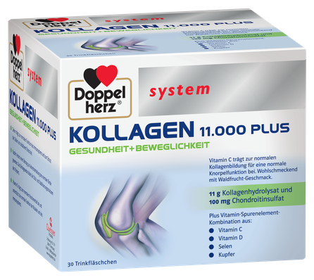 DOPPELHERZ System Kollagen 11.000 Plus kolagēns, 30 gab.