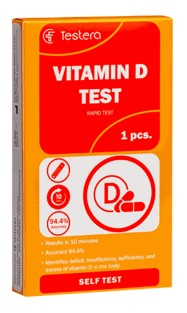 TESTERA Vitamin D tests, 1 gab.