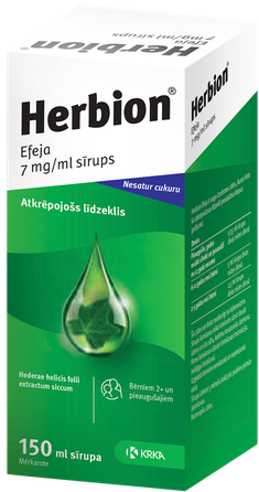 HERBION EFEJA 7 mg/ml sīrups, 150 ml