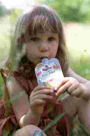 HOLLE Pear, apple and blueberry puree, 100 g