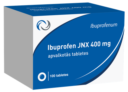 JONAX Ibuprofen 400 mg tabletes, 100 gab.