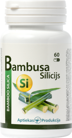 APTIEKAS PRODUKCIJA Bamboo Silica capsules, 60 pcs.