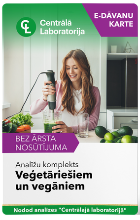 CENTRĀLĀ LABORATORIJA For Vegetarians and Vegans test package, 1 pcs.