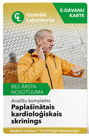 CENTRĀLĀ LABORATORIJA Cardiovascular Health test package, 1 pcs.