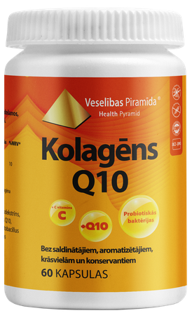 VESELĪBAS PIRAMĪDA Kolagēns Q10 kapsulas, 60 gab.