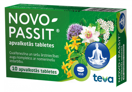 NOVO-PASSIT 200 mg pills, 10 pcs.