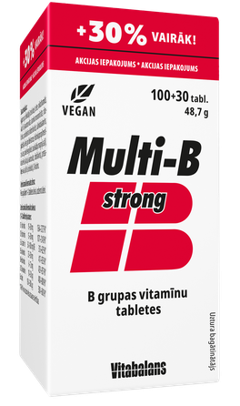 MULTI-B Strong tabletes, 130 gab.