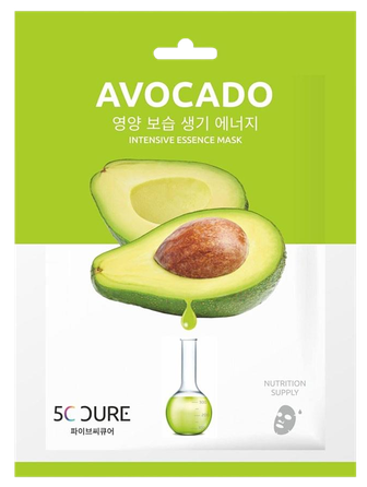 5C CURE Avocado sejas maska, 1 gab.