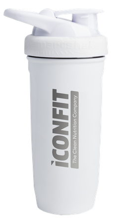 ICONFIT Reforce Stainless Steel 900ml White šeikeris, 1 gab.