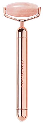 CRYSTALLOVE Vibrating Rose Quartz Roller роликовый  массажёр, 1 шт.