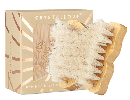 CRYSTALLOVE Butterfly Bamboo Travel Size щеточка для лица, 1 шт.