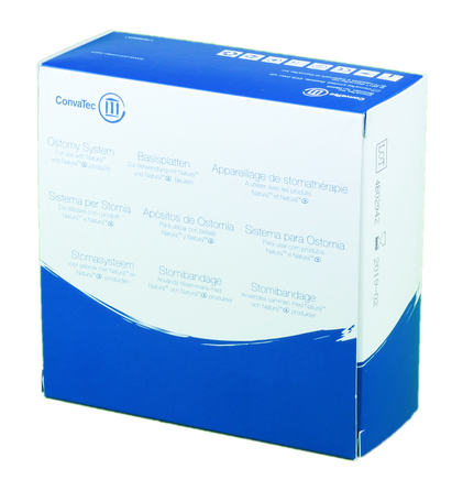 CONVATEC Natura 57 mm solid skin barrier, 5 pcs.
