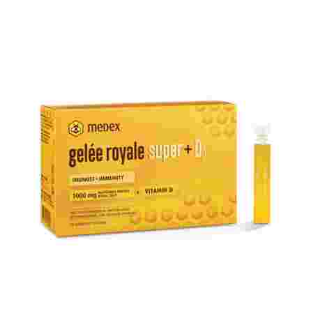 MEDEX Gelée Royale Super + D3 shot (9 ml) bottles, 16 pcs.