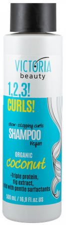 VICTORIA BEAUTY 1,2,3! Curls! for Curly Hair šampūns, 500 ml