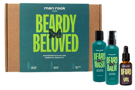 MEN ROCK Sicilian Lime, Beard Care komplekts, 1 gab.
