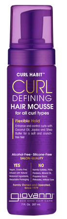Curl Defining hair styling mousse, 207 ml