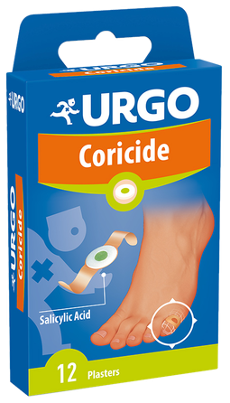 URGO  Coricide plāksteri varžacīm, 12 gab.