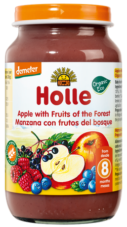 HOLLE Ābolu un meža ogu biezenis, 220 g
