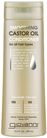 GIOVANNI Smoothing Castor Oil matu kondicionieris, 399 ml