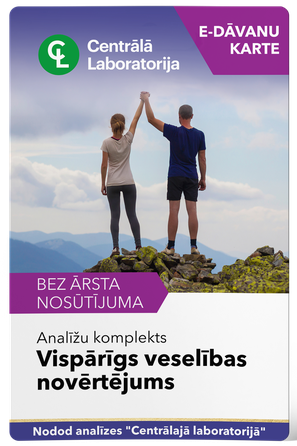 CENTRĀLĀ LABORATORIJA General Health Assessment test package, 1 pcs.