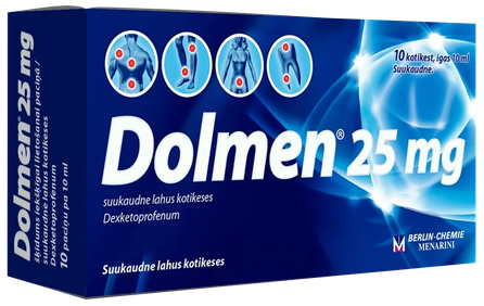 DOLMEN 25 mg 10 ml solution, 10 pcs.