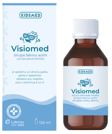 KIDSMED Visiomed sīrups, 120 ml