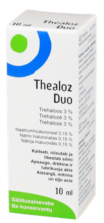 THEALOZ Duo acu pilieni, 10 ml