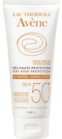 AVENE Very High Protection Mineral Lotion SUN SPF50+ saules aizsarglīdzeklis, 100 ml