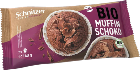 SCHNITZER Bio Schoko muffin, 140 g