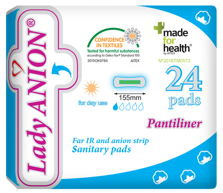 LADY ANION Pantiliner pantyliner, 24 pcs.