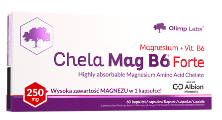 OLIMP LABS Chela-Mag B6 Forte kapsulas, 60 gab.