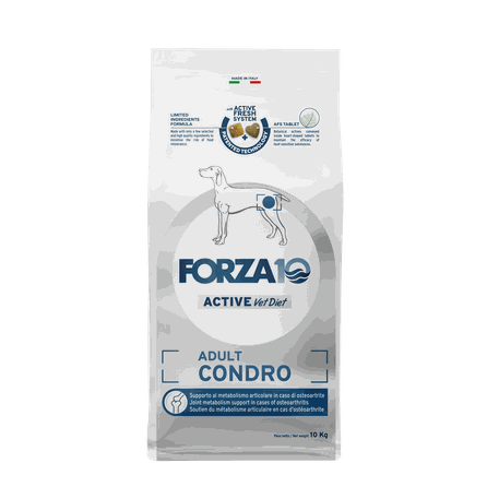 FORZA10 Active Vetdiet Adult Condro, Suņiem sausā barība, 10 kg