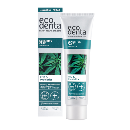 ECODENTA CBD & Probiotics toothpaste, 100 ml