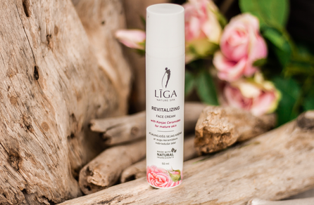 LĪGA ar augu keramīdiem atjaunojošs sejas krēms, 50 ml