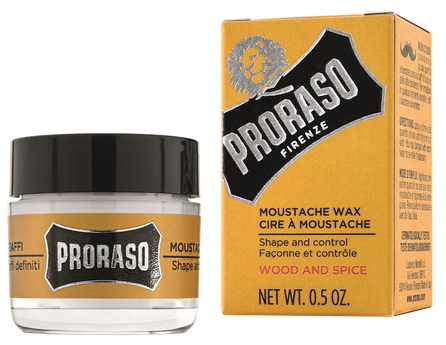 PRORASO Wood and Spice vasks ūsām, 15 ml