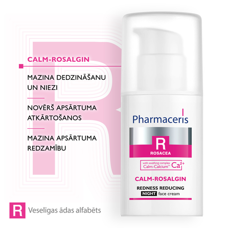 PHARMACERIS R Calm-Rosalgin Night sejas krēms, 30 ml