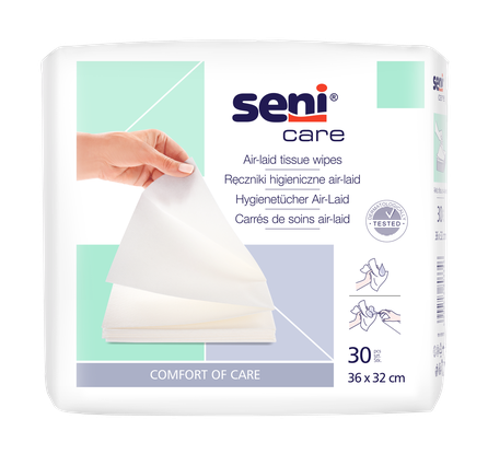 SENI Care Air-Laid salvetes, 30 gab.
