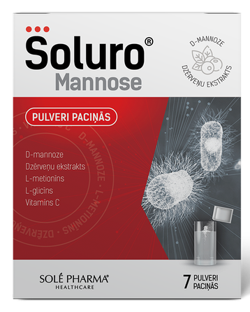 SOLURO Mannose sachets, 7 pcs.