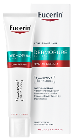 EUCERIN DermoPure Clinical Hydra Repair Soothing крем для лица, 40 мл