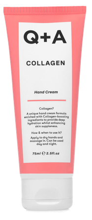 Q+A Collagen  hand cream, 75 ml