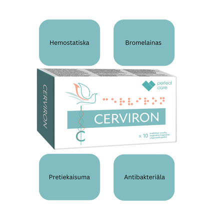 CERVIRON вагинальные капсулы, 10 шт.