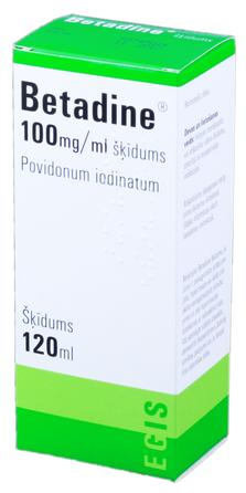 BETADINE 100 mg/ml solution, 120 ml