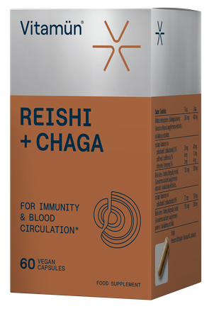 VITAMUN Reishi + Chaga kapsulas, 60 gab.