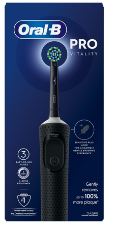 ORAL-B Vitality Pro Black electric toothbrush, 1 pcs.