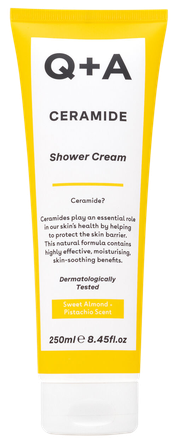 Q+A Ceramide  shower cream, 250 ml
