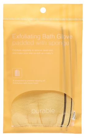 PURABLE Exfoliating Bath Glove рукавица для пилинга, 1 шт.